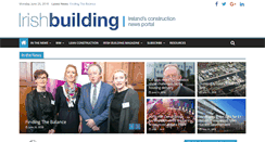 Desktop Screenshot of irishbuildingmagazine.ie